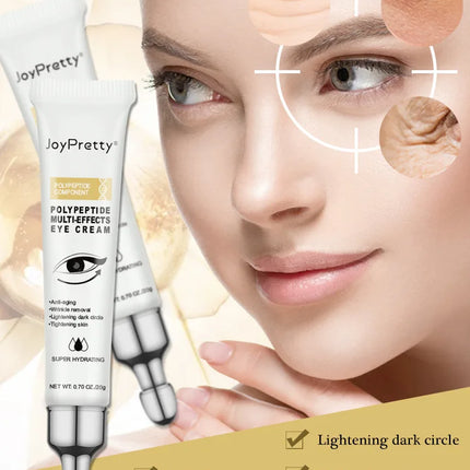 Joypretty Polypeptide Multi-effects Eye Cream 0.7oz Lifting Refining Moisturizing Eye Cream Anti Aging Eye Cream Wrinkle Removal