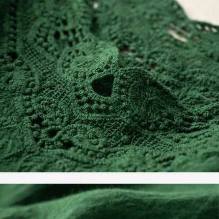 Korean Japanese Brand Lace Hollow out Svel Thin Top Women Summer Loose Linen Csole Vest Inner Wear Tank Top