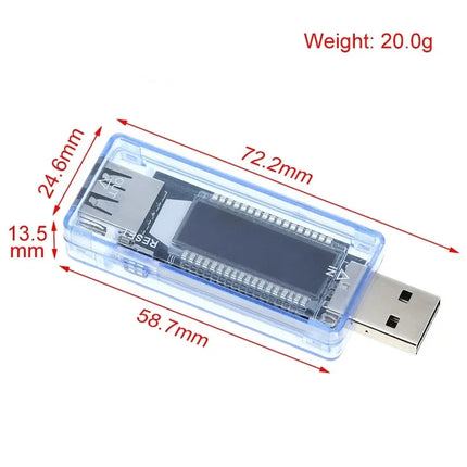 Voltage Meters Current Voltage Capacity Battery Tester USB Volt Current Voltage Doctor Charger Capacity Tester Meter PowerBank