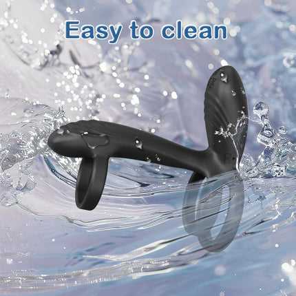 2025 Wiggle Swing Cock Ring for Men Ejaculation Delay Remote Control Penis Vibrator Ring Vagina Stimulator Sex Toy for Couples