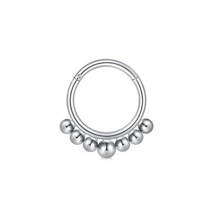 1Pcs Septum Rings Hoop Nose Ring Horseshoe Stainless Steel Cartilage Earrings Hoop Helix Tragus Septum Piercing Jewelry