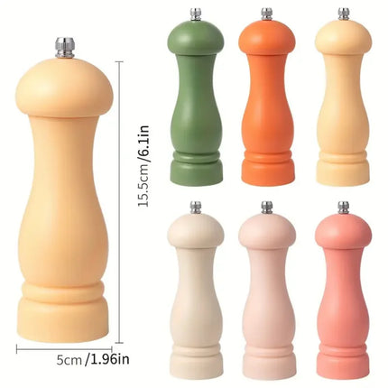 Adjustable Pepper Grinder with Traditional Salt Grinder Design, Ideal for Home Kitchens and Restaurants