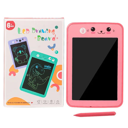 Children's Writing Tablet Cartoon Drawing Board LCD Handwriting Board Small Blackboard Graffiti Drawing Writing Board A7