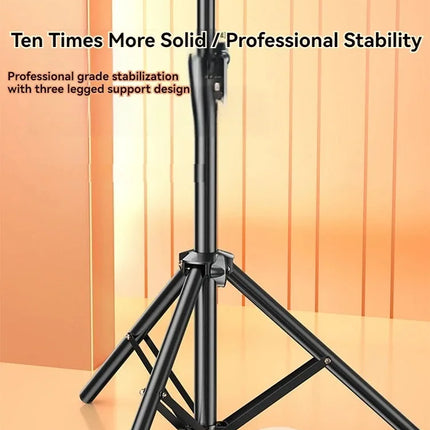 170cm Stretchable Holder Adjustable Height for Mobile Phone Live Support Tripod Multi-functional Recording Selfie Landing Tripod