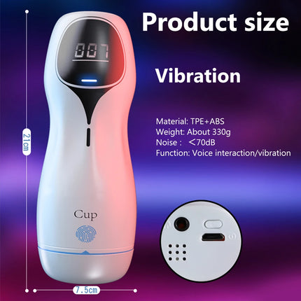 Automatic Male Masturbator Cup Pocket Pussy Blowjob Sex Toy Clamping Masturbator Long Battery Life Adult Sex Toys For Men 18+