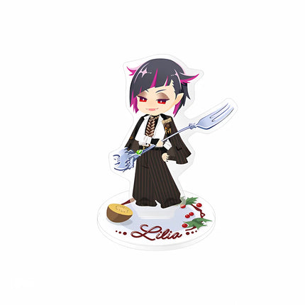 Anime Twisted Wonderland Acrylic Stand Keychain 2026 New La Bonbonniere Chibi Dessert Style Silver Lilia Cater Figures Decor