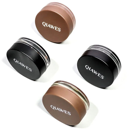 Black Brown Eyeliner Cream Waterproof Beauty Cosmetics Long Lasting Eyeliner Gel Eyeshadow Makeup Tools with Brush Set Eye Liner