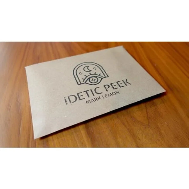 The IDetic Peek By Mark Lemon Gimmicks Mentalism Magic Tricks Magician Magic Props Street Magia Bar Close Up Party Games Funny