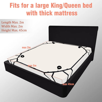 Bed Bondage Restraints Sex Toys For Couples BDSM Erotic Bondage Bed Game Adjustable Straps Adults Women Bed Restraints Set
