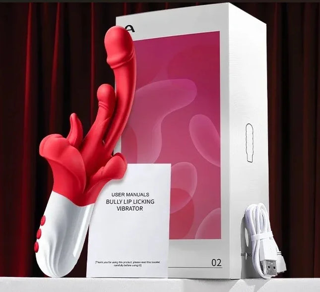 5 IN 1 Swings Tongue Dildo Vibrator for Women G Spot Stimulator for Clitoral Vaginal Anal Female Masturbator Adult Sex Toys