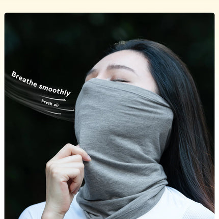 ROCKBROS Windproof Fleece Neck Warmer Winter Scarf Tencel Wool Bandana Mask Snowboard Skiing Outdoor Scarf Balaclava Unisex