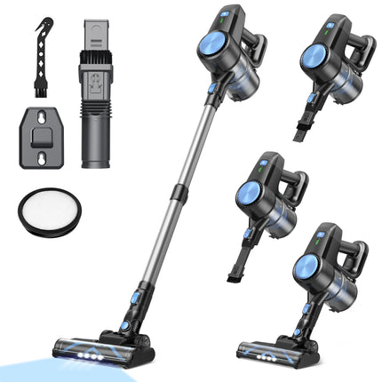 INSE N3T Cordless Vacuum Cleaner 40Kpa Ultra Lightweight 6 in 1 Stick Vacuum Up to 40mins Runtime for Home Pet Hair Hard Floor