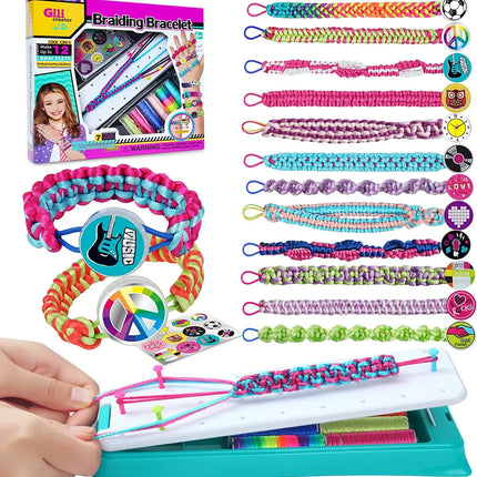 DIY Bracelet Making Kit For Girl Jewelry Loom Braid Bracelet Maker Craft Sets Handmade Toy For Girl's Gift