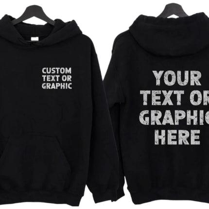 Customized Hoodie Personalized Printed Add Your Own Custom Texts Images Hoodie for Women Men Long-sleeved Hoody Spring