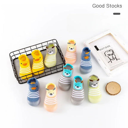 0-3Y Baby Walkers Soft Sole Socks Shoes Breathable Indoor Outdoor Non-Slip Floor Footwear Toddler Boys Girls Spring Autumn‌