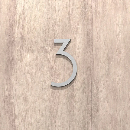 On The Door Extra Apartment Floating Exterior House Hotel Building 3D Digits Number Art Nordic Home Decor Wall Sticker Acrylic