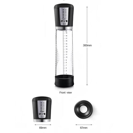 Electric Penis Enlarge Vacuum Pump With 4 Suction Intensities Penis Enlargement Extend Pump Air Pressure Device Sex Toys For Men