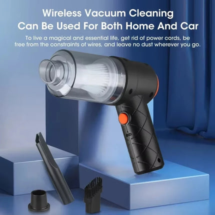 Handheld Vacuum Cleaner for Car, 6000Pa Portable Mini High-Power, Dual-Purpose Suction and Blowing Pet Hair Cleaner