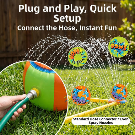 Inflatable Boxing Ring Water Spray Toy Kids Interactive Fighting Game Outdoor Backyard Pool Party Summer Fun Play Toy for Child