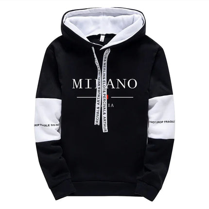 Men's Set/Hoodie/Pants Italy Trendy Hoodie Sportswear Outfit 2026 Autumn Daily Casual Fashion Hooded Sweatshirt and Jogger Pants