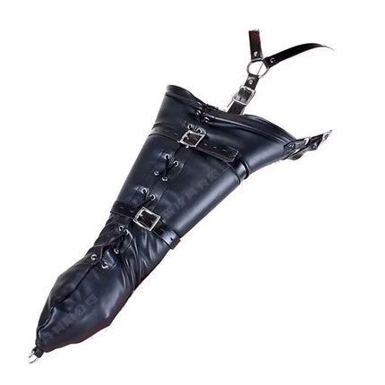 Black PU Leather Arm Restraint Sex Bondage BDSM Arm Binder Restraint Slave Role Play Kit Armbinders Erotic Adults Game Sex Toys