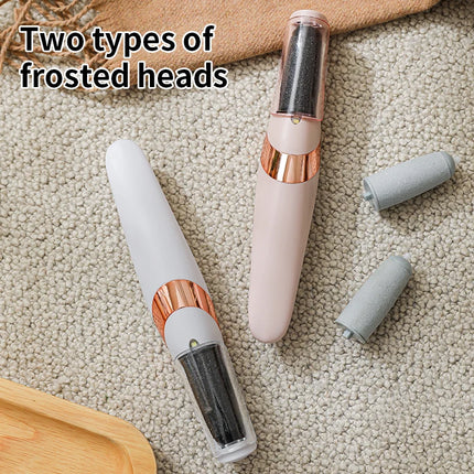 Electric Foot Grinder Portable Replaceable Roller Foot File Pedicure Tool for Heel Dry Dead Skin Callus Removal Home Salon Use
