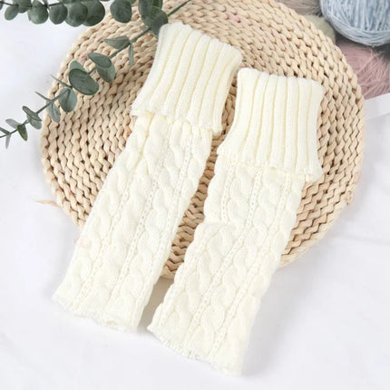 Sweet Children Leg Warmers Lolitas Twist Knitted Socks Korean Baby Girls Warm Foot Cover Guards Elastic Versatile Elephant Socks