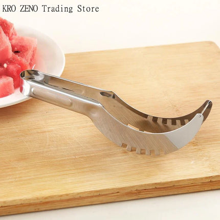 Stainless Steel Windmill Watermelon Cutter Artifact Salad Fruit Slicer Cutter Tool Watermelon Digger Kitchen Accessories Gadgets