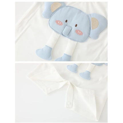 summer baby romper boy girl sleeveless cartoon pattern bodysuit for 6-18 Months