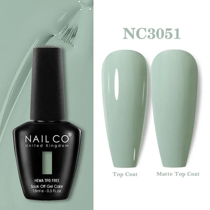 NAILCO 15ml Red Color Series Gel Varnish Coffee Gel Nail Polish Maximalism Reddish Gellak Design Brown Lacquer Nail Art Manicure