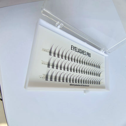 MU001 DIY Hand Made Eyelash Extension Segmented Flase Lashes Dramatic Lash Bundles Soft Ribbon Strip Eyelashes Makeup Lashes NEW