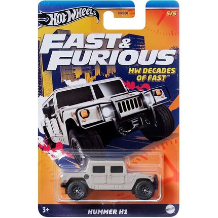 2026 New Hot Wheels Hnr88 Silver Series 25Th Fast & Furious Tokyo Drift Set Nissan/Monter Carlo/Road Runner 1:64 Diecast Car Model Authentic Holiday Birthday Gift