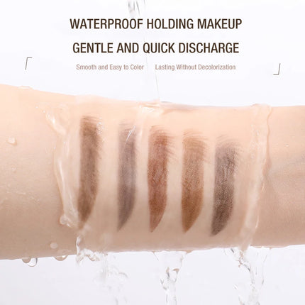 Kemelo Eyebrow Pencil Very Fine Waterproof, Sweat Proof Lasting Without Decolorization Makeup Artist Special Root Clear