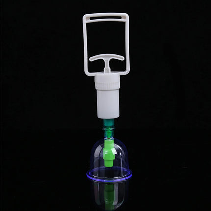 6Pcs Vacuum Cupping Set with Pumping Gun Suction Cups Anti Cellulite Cans Body Back Cupping Massager Jars Vacuum Cupping