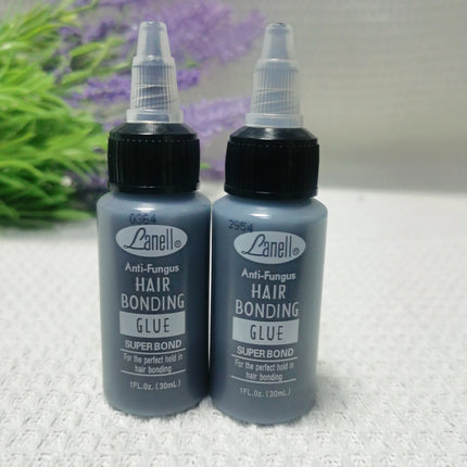 1pcs/2pcs 1Oz/ 2Oz/4Oz Lanell Black Hair Weaving Bond Anti-fungus Hair Bonding Glue SUPER BOND for the perfect hold in bonding