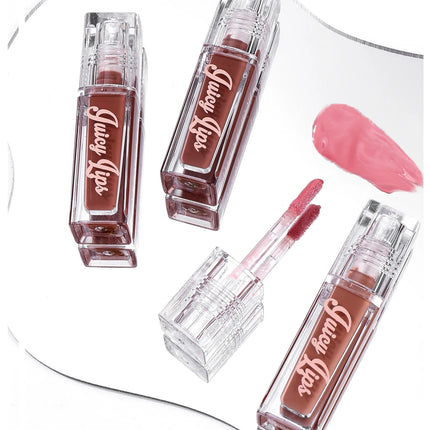 Hydrating Crystal Lip Oil - Plumping & Moisturizing Gloss with Tinted Shades for All Skin Types
