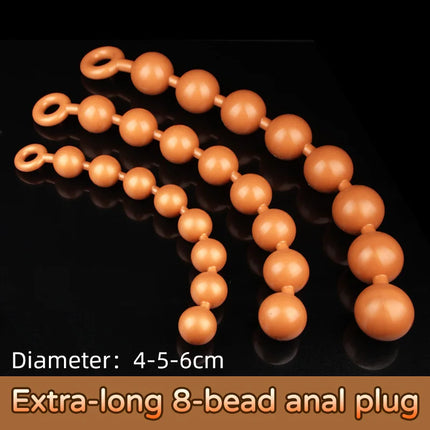 But Plug Silicone Anal Beads Big Anal Plug Tail Anal Big Ball Sextoy Sex Toys Huge Butt Plug Adult Toys Ass Plug