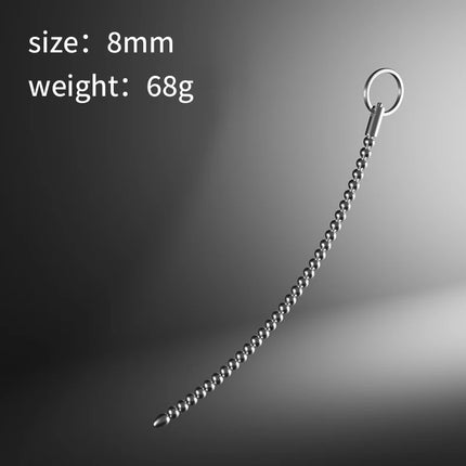 Stainless Steel Urethral Sound Dilators Penis Plug Insert Stimulation Catheter Beads Male Masturbator Horse Eye Sticks BDSM