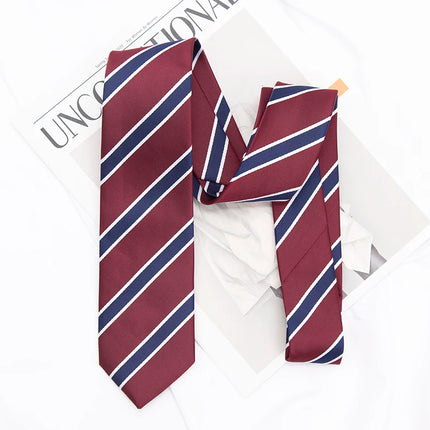 New JK Ties Women Striped Neck Tie Girls Japanese Style for JK Uniform Cute Skinny Necktie Plaid Uniform School Men Accessories