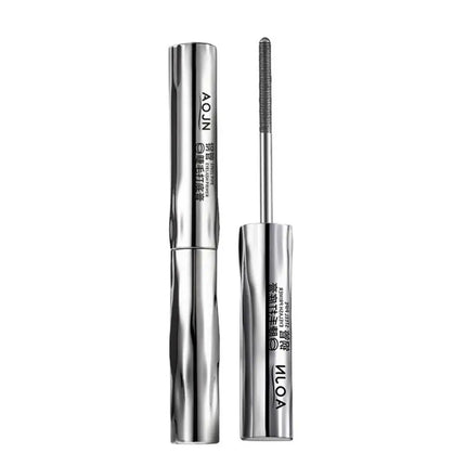 Metal Iron Lashes Mascara Waterproof Silk Fiber Mascara Black Long Curling Eyelash Extensions Non-clumping Eyes Makeup Cosmetics
