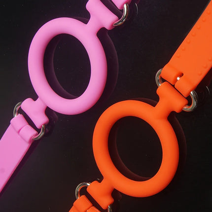 Sturdy O Ring Gag for Mouth Stuffing,100% Medical Silicone BDSM Gags Bondage,Restraints,Sex Toys for Couple,Role Play,Adult Game
