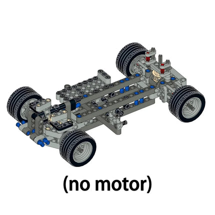 MOC Expert Technical Car Power Function Motor Parts  Buiding Block With RC Motor Vehicle Brick Toys For Children Gifts Leduo