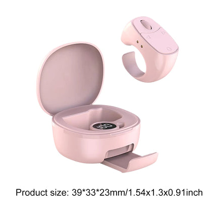 JX-12 Roller Fingertip Ring Remote Control Wireless Bluetooth Mobile Selfie Mice Video Automatic Page Turner Browsing for TIK To