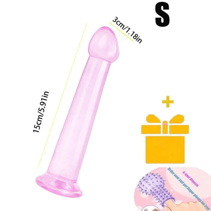 Transparent Realistic Dildo Strong Suction Cup No Vibrator  Women Masturbator Anal Realistic Dick Sex Toys For Women Sex Shop 18