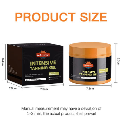 Lakerain Intensive Tanning Gel Body Cream Bronze Tanning Lotion Carroten Effective Sun Aid Take In Sunlight Moisturizing Cream