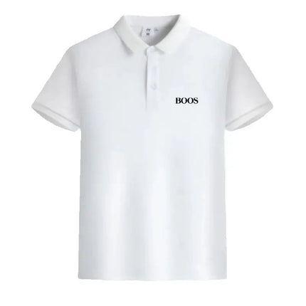 New men's high-quality short-sleeved polo shirt, summer fashion, casual, comfortable, breathable and cool top