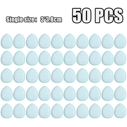 150pcs Mini Finger Puff Foundation Small Air Cushion Powder Sponge Face Concealer BB CC Cream Cosmetic Applicator Makeup Tools
