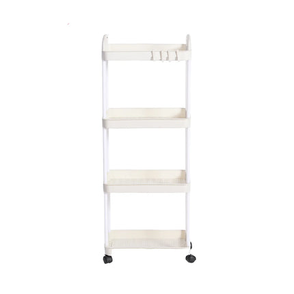 Household Multi-layer Small Cart Storage Rack Floor To Floor Kitchen Bedroom Bathroom Storage Rack Storage Rack With Wheels