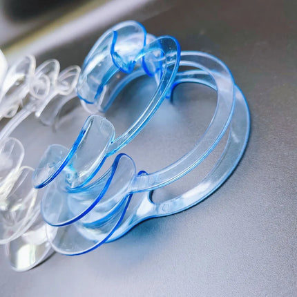 JUMTOP Dental C Shape Mouth Opener Plastic Lip Cheek Retractors Clinic Mouth Gag Orthodontic Tool