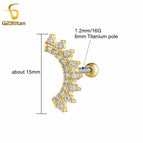 Golden Earring / 12mm Titanium Pole